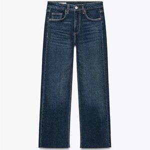 Flared Cropped High Waist Jeans